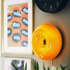 Christmas Gift-Retro Art Donut Wall/Lamp,3 models LED Warm,Acrylic Material