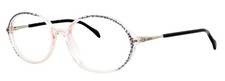 New SILHOUETTE SPX M1879/10 6050 52mm Clear Black Eyeglasses Frames Only