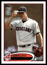 Ubaldo Jimenez 2012 Topps Indians #CLE6 Indians MLB READ FREE SHIP AutographDen