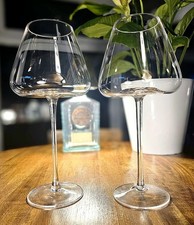 A Pair of Absolutely Stunning Long Stemmed Wine Glasses