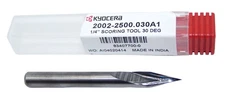 30 degree angle x 1/4" carbide bits engraving and scoring tool - 2002-2500.030A1