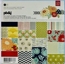 Basic Grey PB&J 6x6 Paper Pad, New