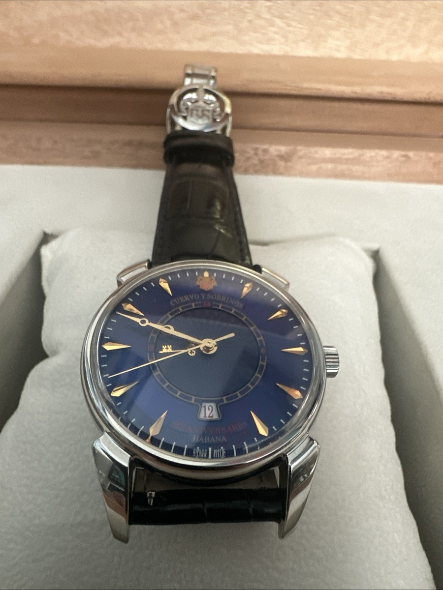 Cuervo y Sobrinos Historiador Havana 1519. 3196-1BL 500 Years. GMT