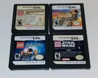 Lot of 4 Nintendo DS LEGO Games - Star Wars, Harry Potter, Indiana Jones 1 & 2