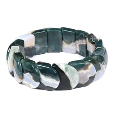 10mm to 25mm Fashion gemstone various shape beads stretchable bracelet 6"-7.5"