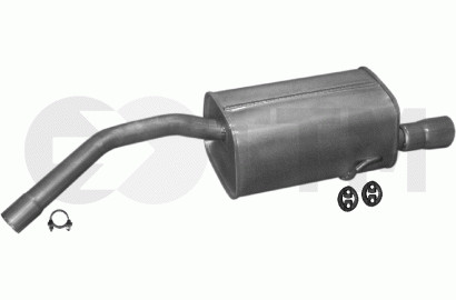 Pot echappement silencieux arriere Alfa Romeo 156 1.6 1.8 2.0 essence 1997 2002 2006
