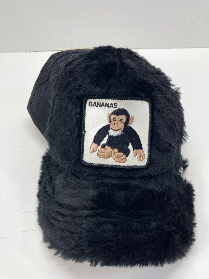 Gorra Goorin Bros Trucker Unisex Talla Única Negra La Granja Plátanos Peludos Mono Foto 2 de 4