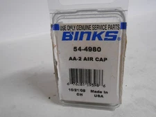 BINKS 54-4980 AA-2 Air Cap Lot of 6 New