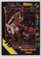 1992 Wild Card Collegiate 10 Stripe Steve Bardo #117 Rookie RC 2r8. rookie card picture