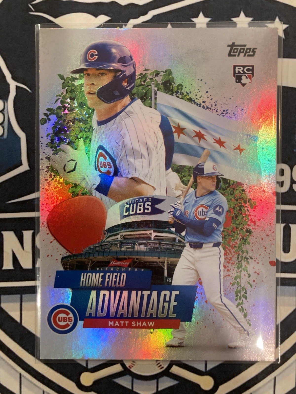 2025 Topps Update Matt Shaw Home Field Advantage HA-44 Rookie Insert Cubs