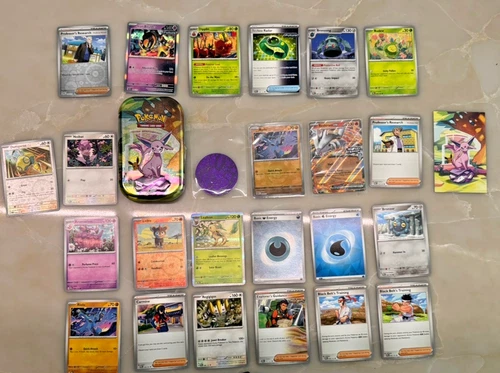 Pokemon Scarlet & Violet Prismatic Evolutions Po Espeon Mini Tin