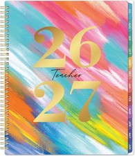 Teacher Planner 2026-2027 - 2026-2027 Weekly Monthly Lesson Plan Book with ...