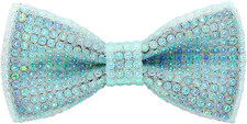 Rhinestone Bow Ties for Men Pre-tied Sequin Diamond Mens Women Tuxedo Bowtie wit