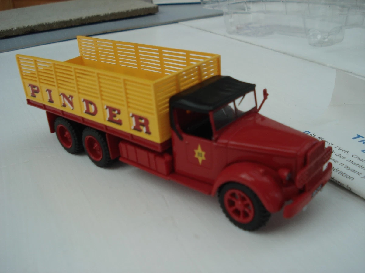 PIN11 1/43 IXO CIRQUE PINDER : remorque fiche 75