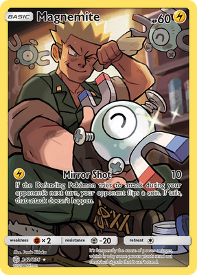 Magnemite (242/236) [Sun & Moon: Cosmic Eclipse] Near Mint Holofoil