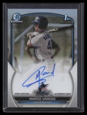 Marco Vargas 2023 Bowman Chrome #CPA-MVA Prospect Autographs Refractor #/499