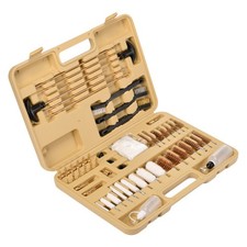 58Pc Gun Cleaning Kit Bore Brush Set Maintenance Tool Case