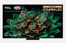 TCL 85C755 85" 4K MiniLED 144Hz 288Hz VRR B&O Audio GTV Free Metro Del