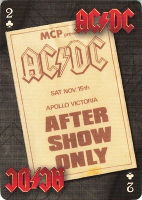 AC/DC Band Highway to Hell Non-Sport Trading Card Card #2 OOP