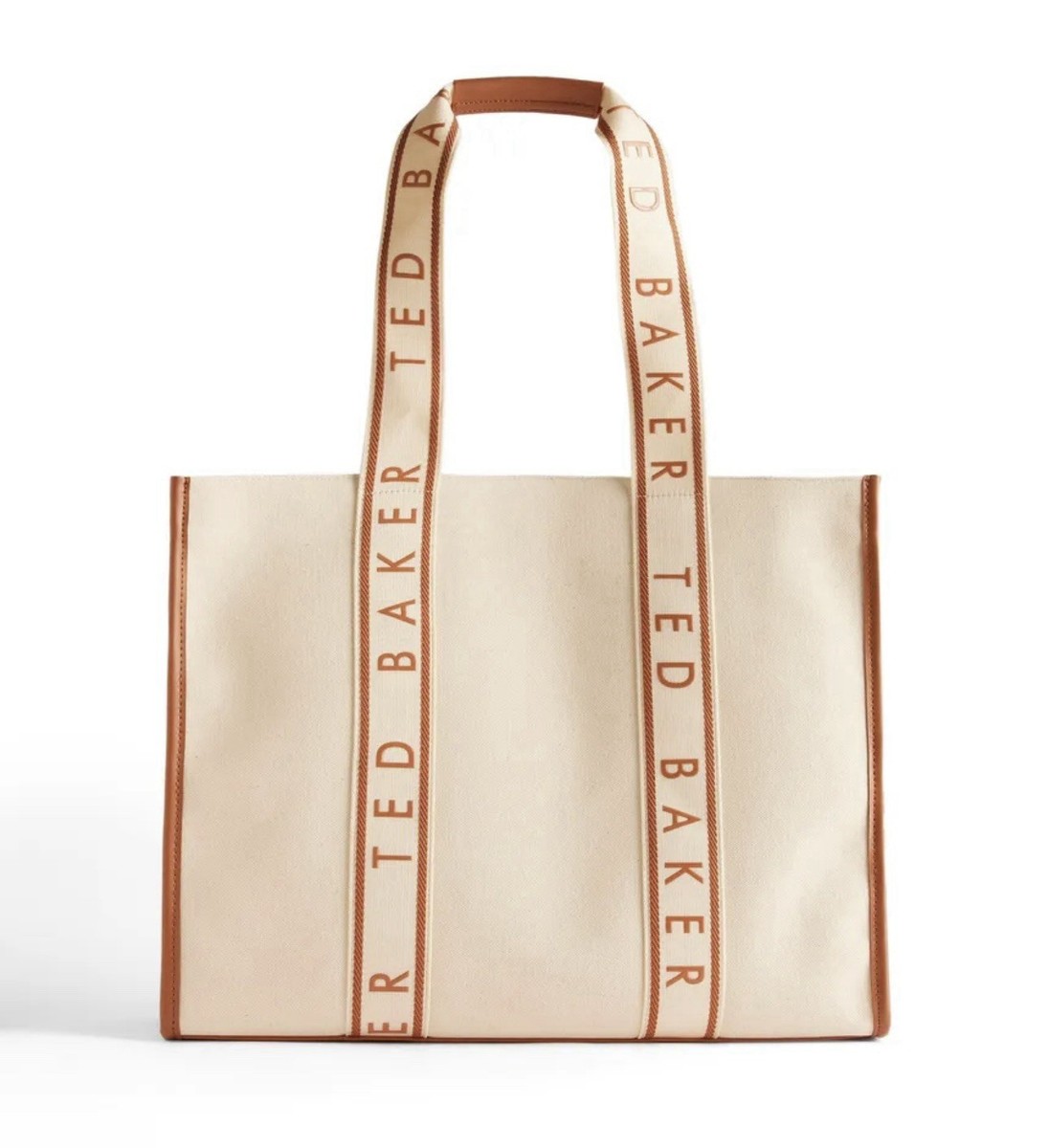 Canvas Tote Ted Baker Basket Bag Ted Baker Georjea Branded Webbing