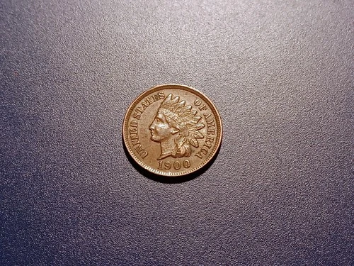 Very Choice AU 1900 Indian Head Cent