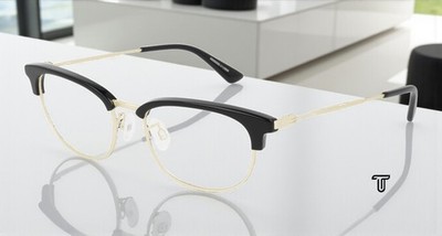MCQ MQ0255OA 002 Squared Black Black Demo Lens 52 mm Unisex Eyeglasses