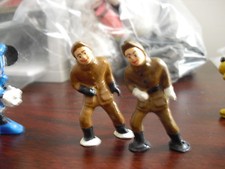 Lot of 2 Vintage Lead Army Man Figurines 2 1/4 Inches