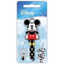 Disney HK-D103 Mickey Mouse Shaped Licensed Universal 6 Pin Cylinder Key Blank