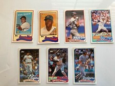 7--   1989 Topps Baseball Talk. Cards.  Stan Musial, Lou Brock. Others