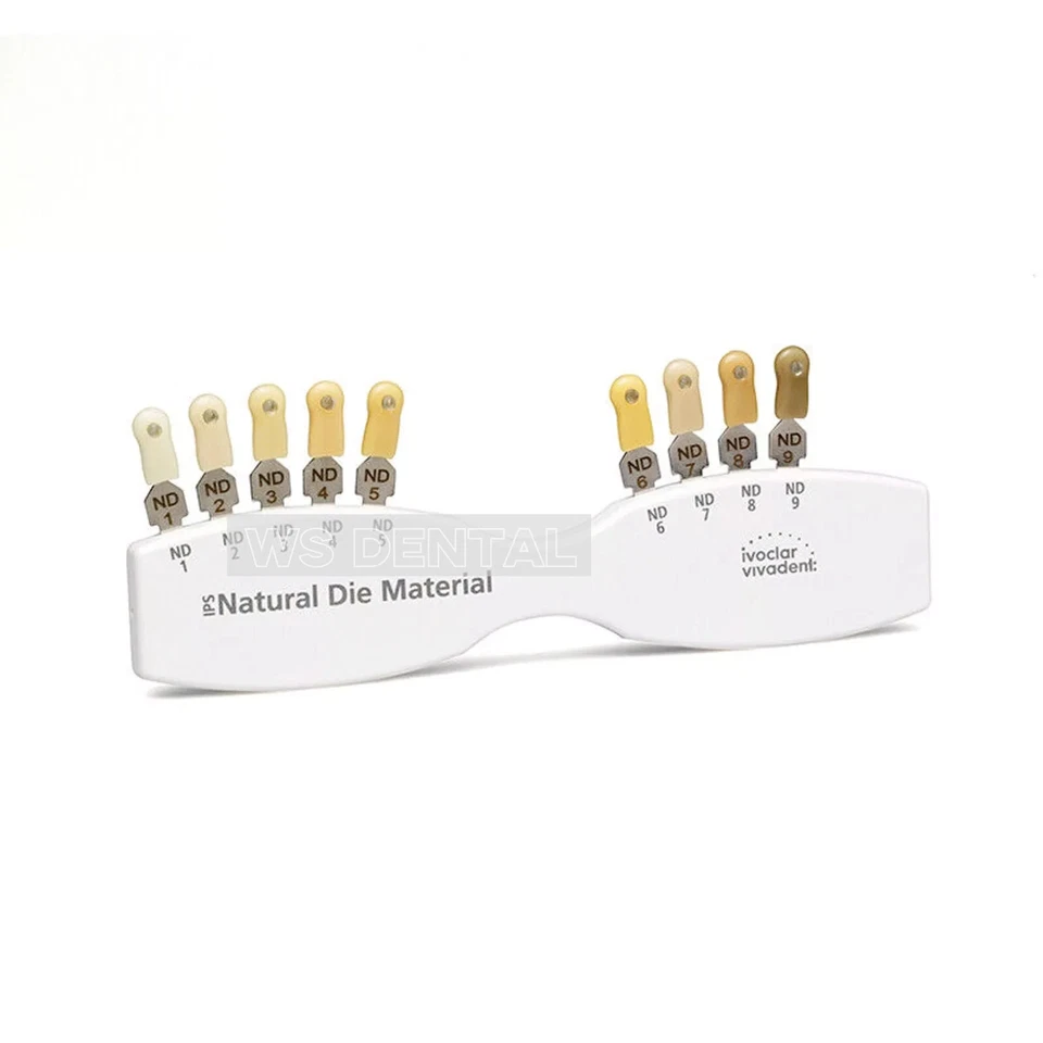Dental IPS Natural Die Material Guía de Sombra Ivoclar Vivadent ND1-9 Pilar 1 Juego Foto 2 de 4
