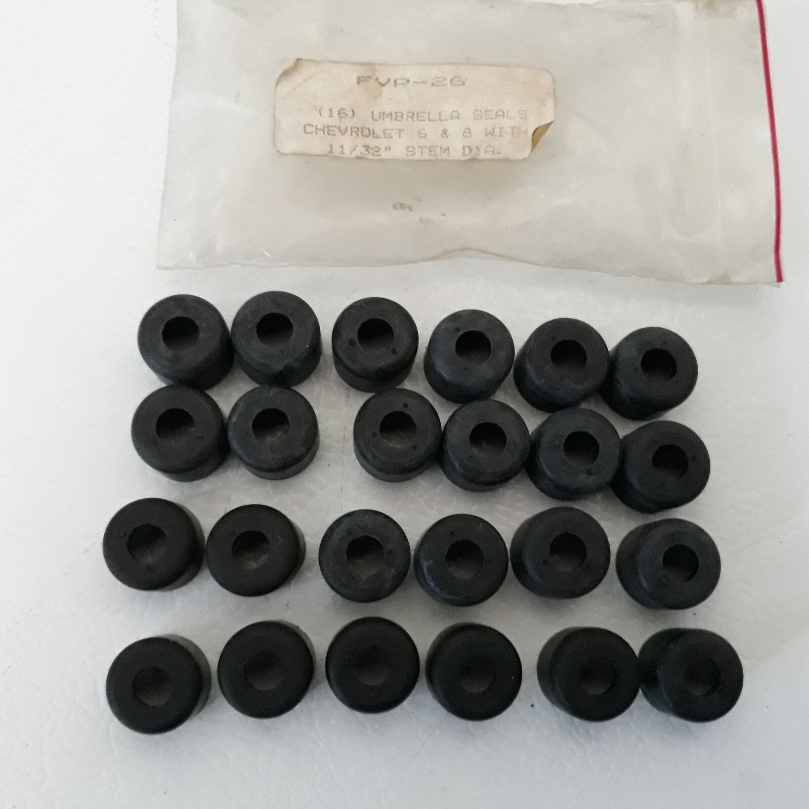 Chevrolet Umbrella Valve Stem Seals 11/32 Lot of 24 eBay