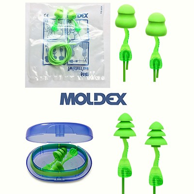 Reusable Earplugs - Moldex Twisters Cord 6441, Twisters Trio 6451 Cord Ear plugs