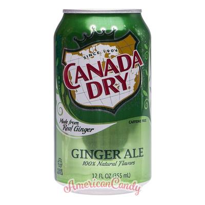 24x 355ml Canada Dry Ginger Ale USA Import Softdrink  (4,46 /l)