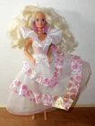Vintage 1992 Mattel 7902 SECRET HEARTS Barbie Doll Valentine Day Magic Dress