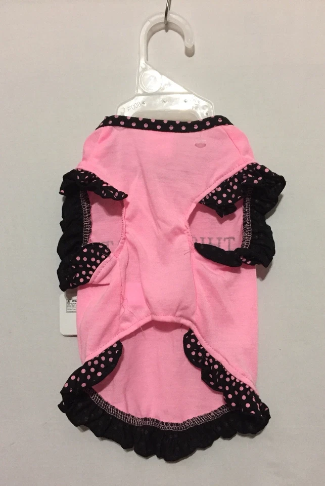 Smoothie Pooch This is What Perfection Looks Like Pink, Black Polka Dot Small - Image 2 of 2