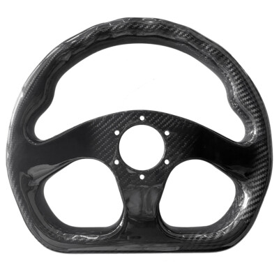 MOMO Jet Steering Wheel - Black Leather Black Spokes 320mm - Foto 4