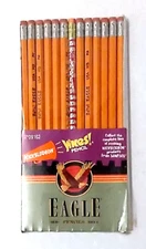 VTG 90s Yikes 13 Pack #2 Pencils Eagle Berol 09162 Yellow Nickelodeon Yikes New