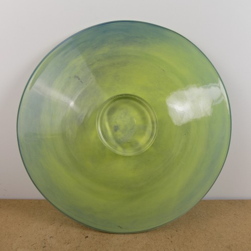 Kosta Boda Art Glass Centerpiece Bowl Martti Rytkonen Sweden 13.5" x 3.25" - Picture 6 of 7