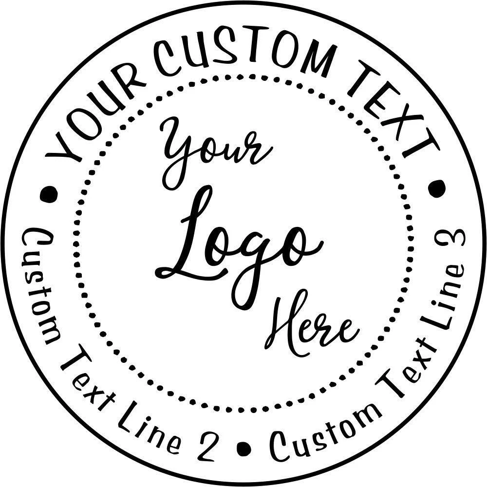 Custom SelfInking Stamps with Logo or Custom Artwork, Custom Stamps