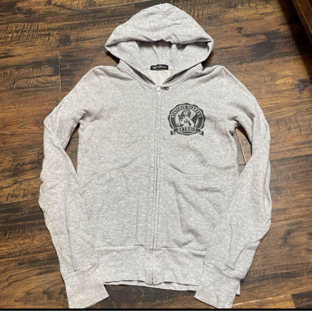 Rare Hysteric Glamour Zip Hoodie Guitar Girl One Size USED Rare Hysteric Glamour Zip Hoodie Guitar Girl One Size USED