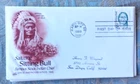 SITTING BULL CUSTER'S LAST STAND SIOUX INDIAN LEADER 1989 ARTCRAFT CACHET FDC