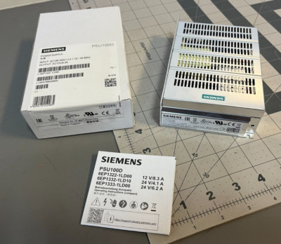 Siemens 6EP1322-1LD00 PSU100D IN:ac100-240v OUT:dc12v/8.3A New US STOCK in Box
