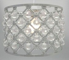 Modern Chandelier Acrylic Crystal Light Shades Droplet Ceiling Lampshade Pendant