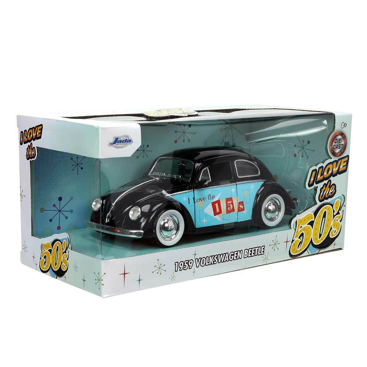 I Love The 50's 1959 Volkswagen Beetle Hardtop Jada, Diecast Car