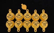 10X BLITZ Yellow Spout Caps for gas can spouts 900302 900092 900094 - FREE Vent!