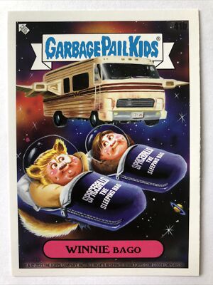 Garbage Pail Kids Topps 2021 Go On Vacation Sticker Winnie Bago 41b