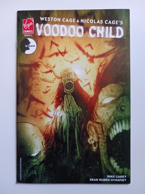 Voodoo Child Weston & Niolas Cage #4 Virgin Comic Book VF/NM