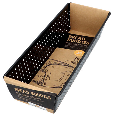 Brot Backform Kastenform perforiert Antihaft Bread Buddies 30 x 11,5 cm Birkmann