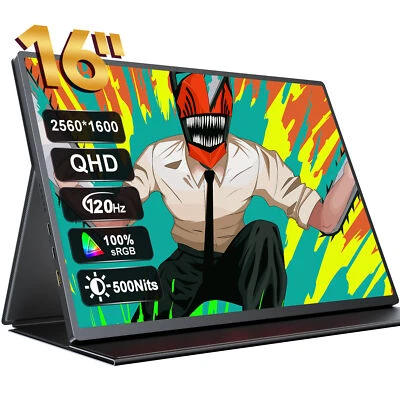 UPERFECT Monitor Portatile 2K 120Hz 16 Pollici Monitor Portatile con Compatibile VESA