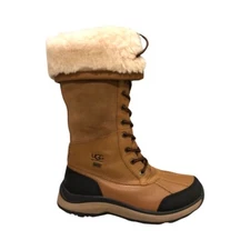 UGG Women's Adirondack III Tall Chestnut Leather Wateproof Boots 1095142